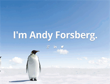 Tablet Screenshot of andyforsberg.com